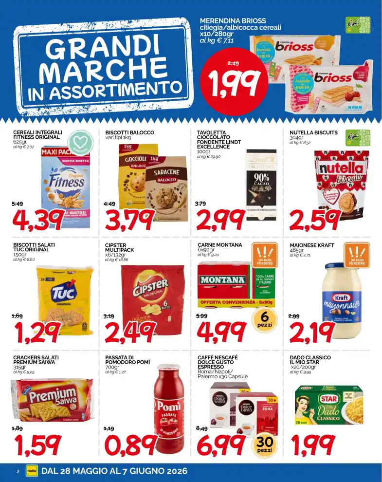 Volantino HarDis Maxi Convenienza dal 28/5 fino al 7/6/2026