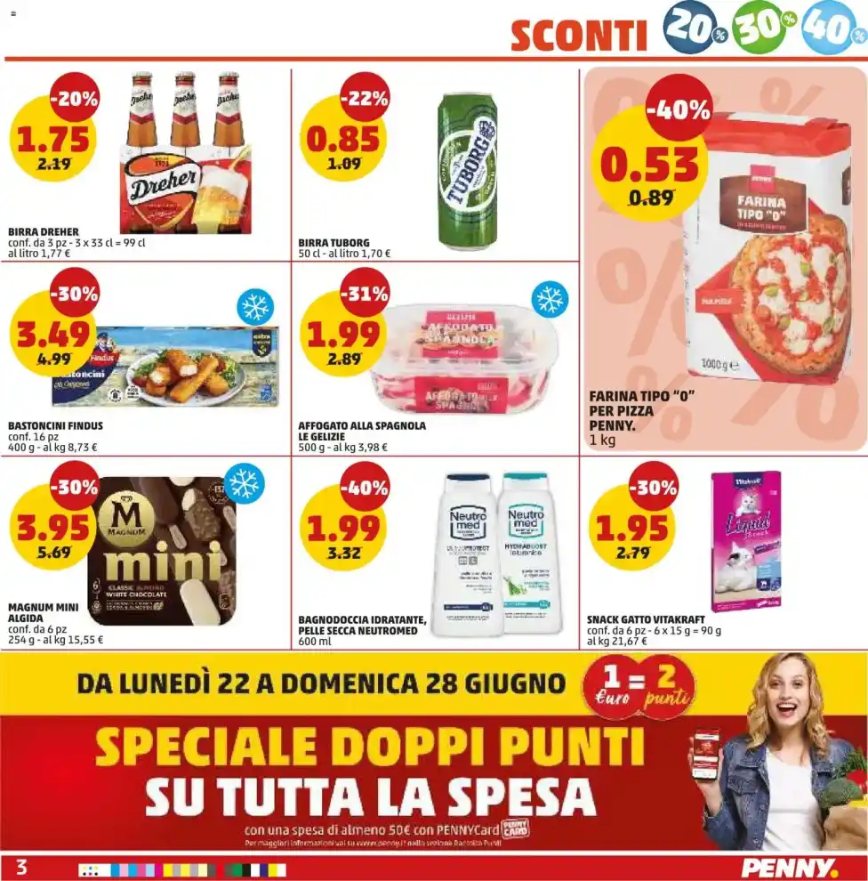 Volantino Penny Offerte fino al 28/6 dal 18/6/2026