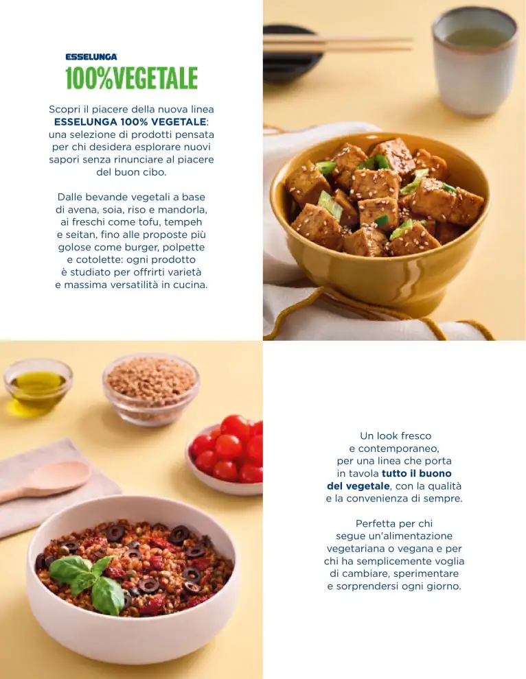 Volantino Esselunga 100% Vegetale dal 8/6 fino al 17/6/2026