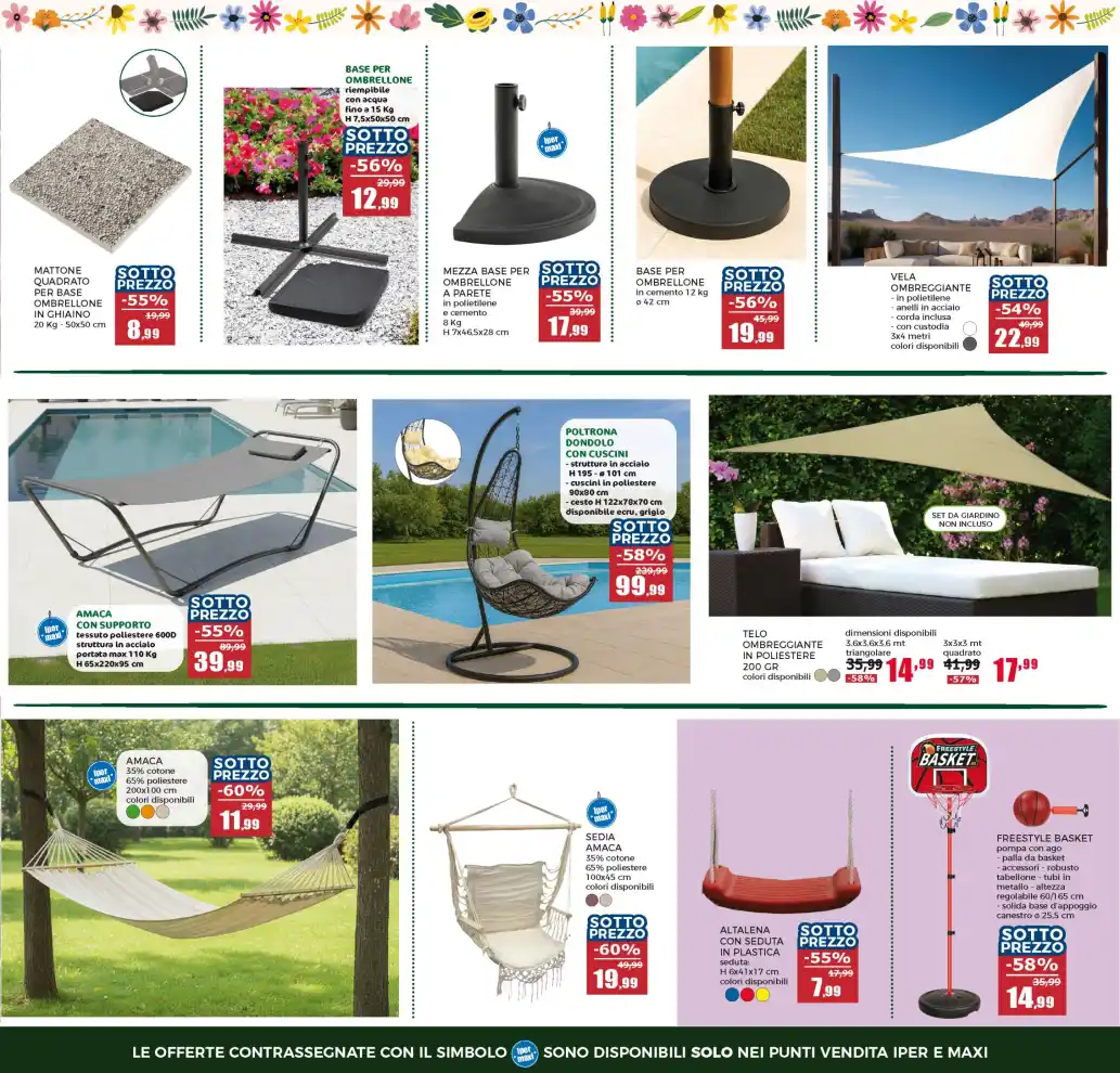 Volantino Happy Casa Store Sottoprezzi Summer Edition fino al 8/7 dal 24/6/2026