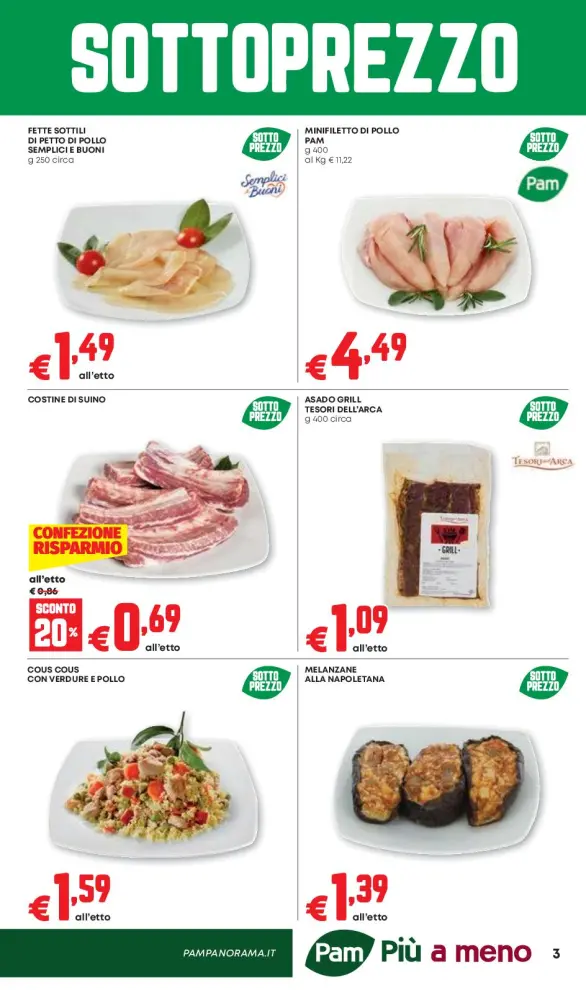 Volantino Pam Sottoprezzo dal 2/7 fino al 15/7/2026