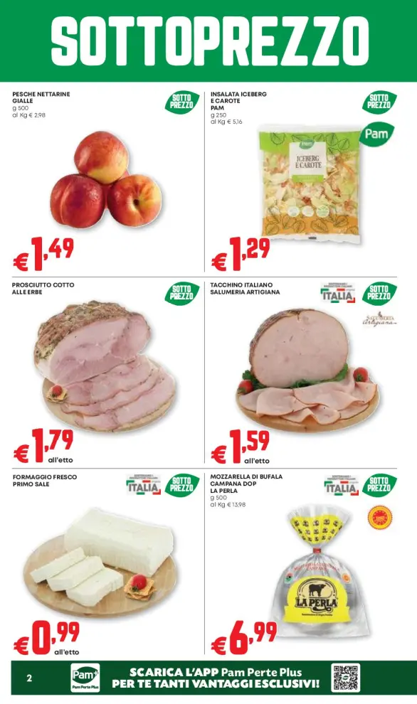 Volantino Pam Sottoprezzo dal 2/7 fino al 15/7/2026
