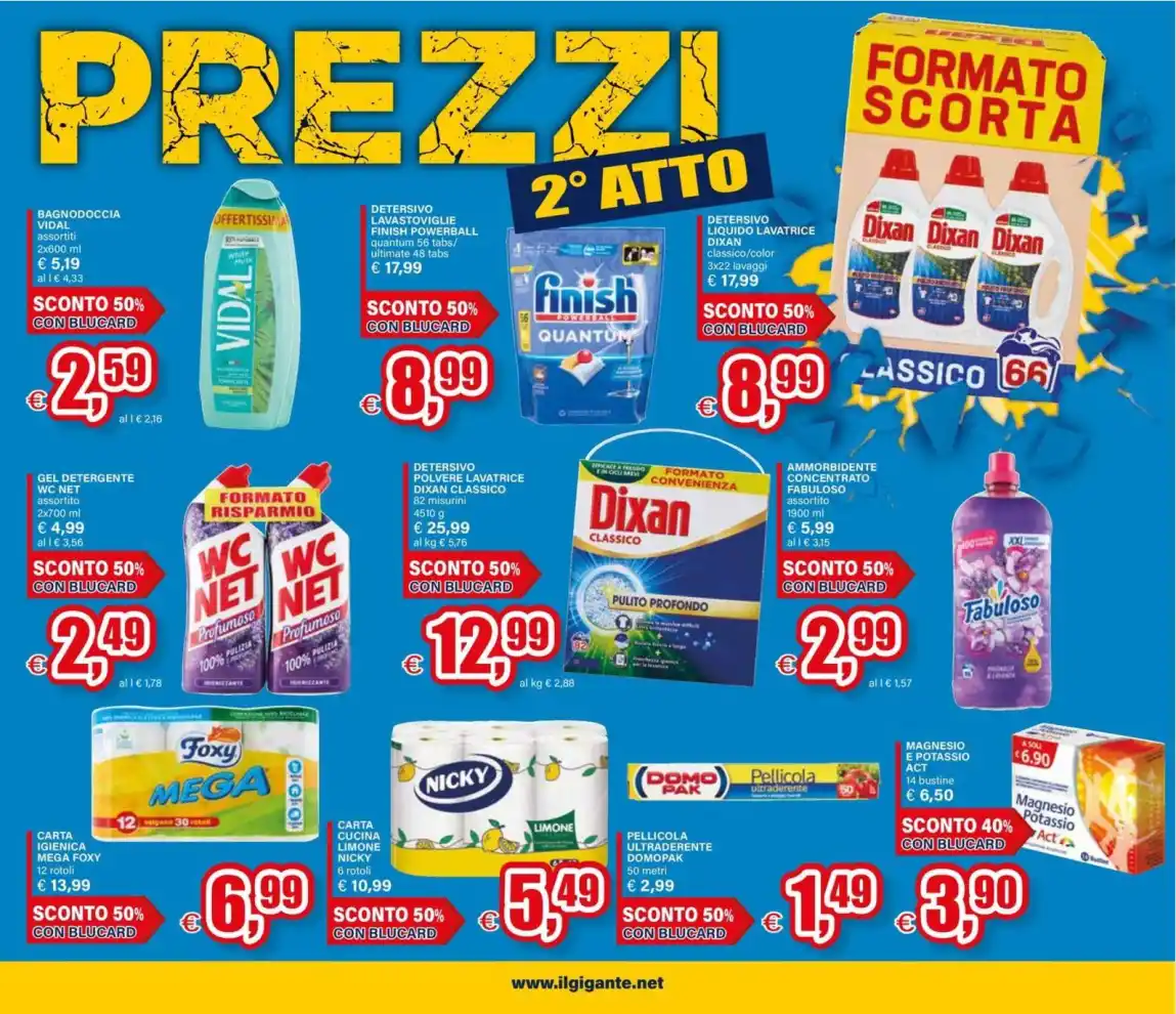 Volantino Il Gigante Spacca i Prezzi 2° Atto dal 2/7 fino al 15/7/2026