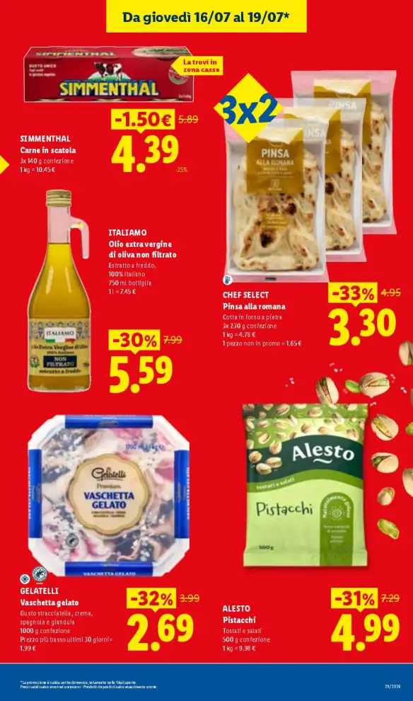 Volantino Lidl Mega Offerte dal 16/7 fino al 22/7/2026