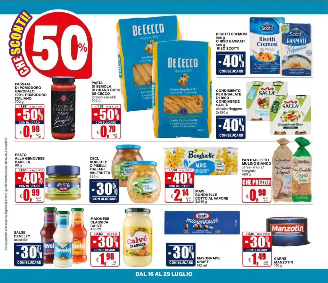 Volantino Il Gigante Che sconti dal 16/7 fino al 29/7/2026