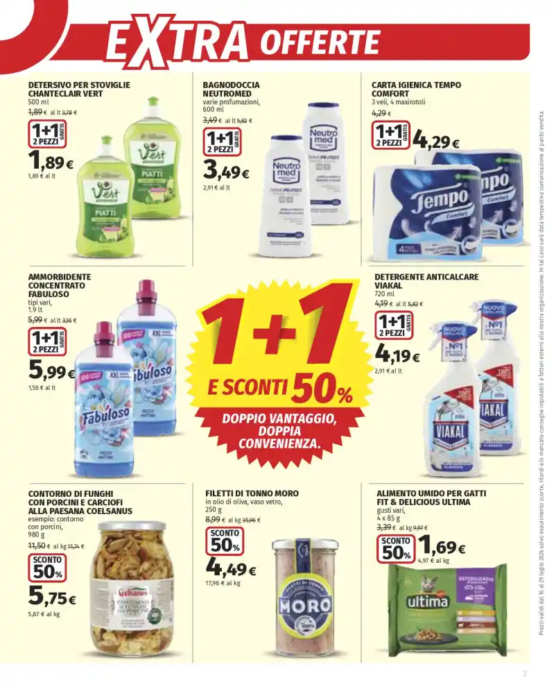 Volantino Ipercoop Extra offerte dal 16/7 fino al 29/7/2026