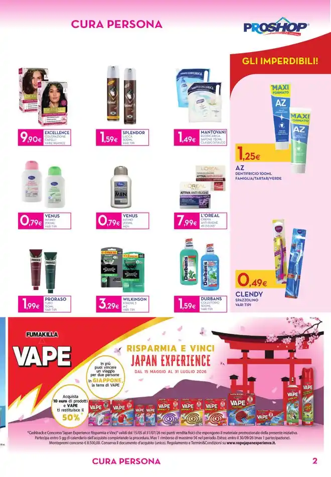Volantino Proshop Appuntamento con la convenienza dal 16/7 fino al 25/7/2026