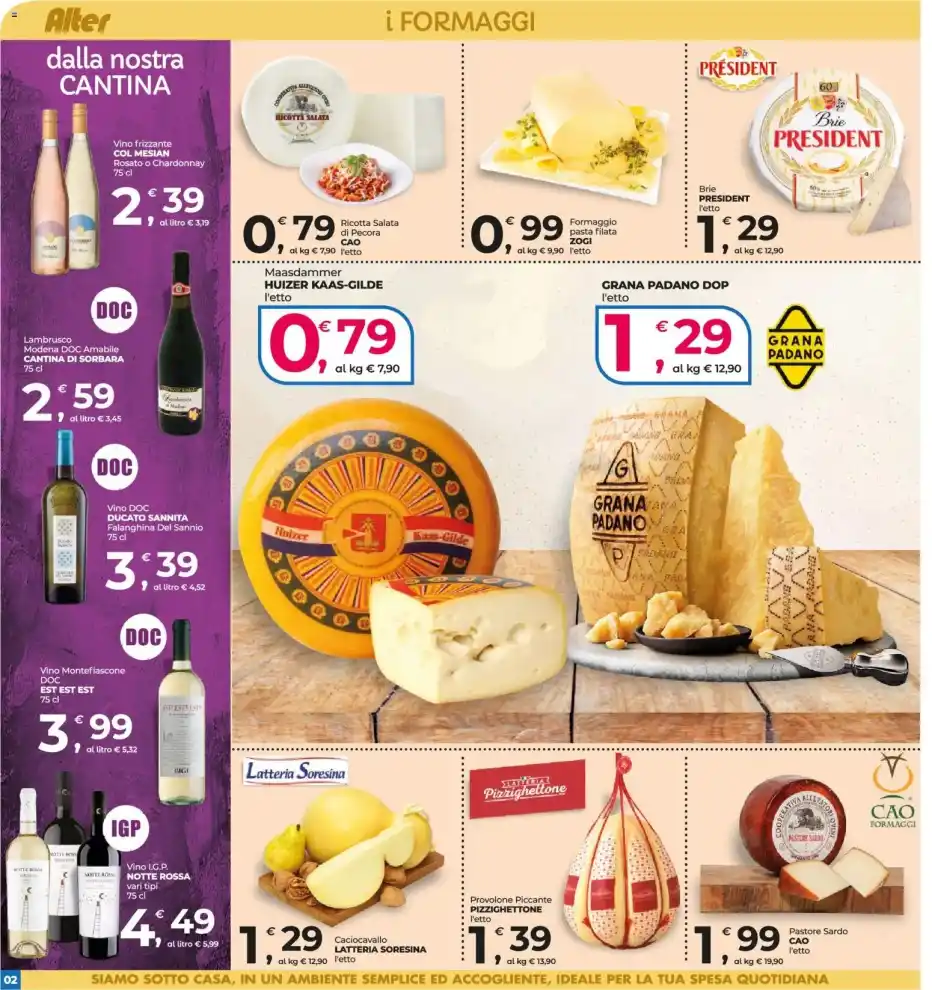 Volantino Alter Discount Prezzi Tondi dal 23/7 fino al 5/8/2026