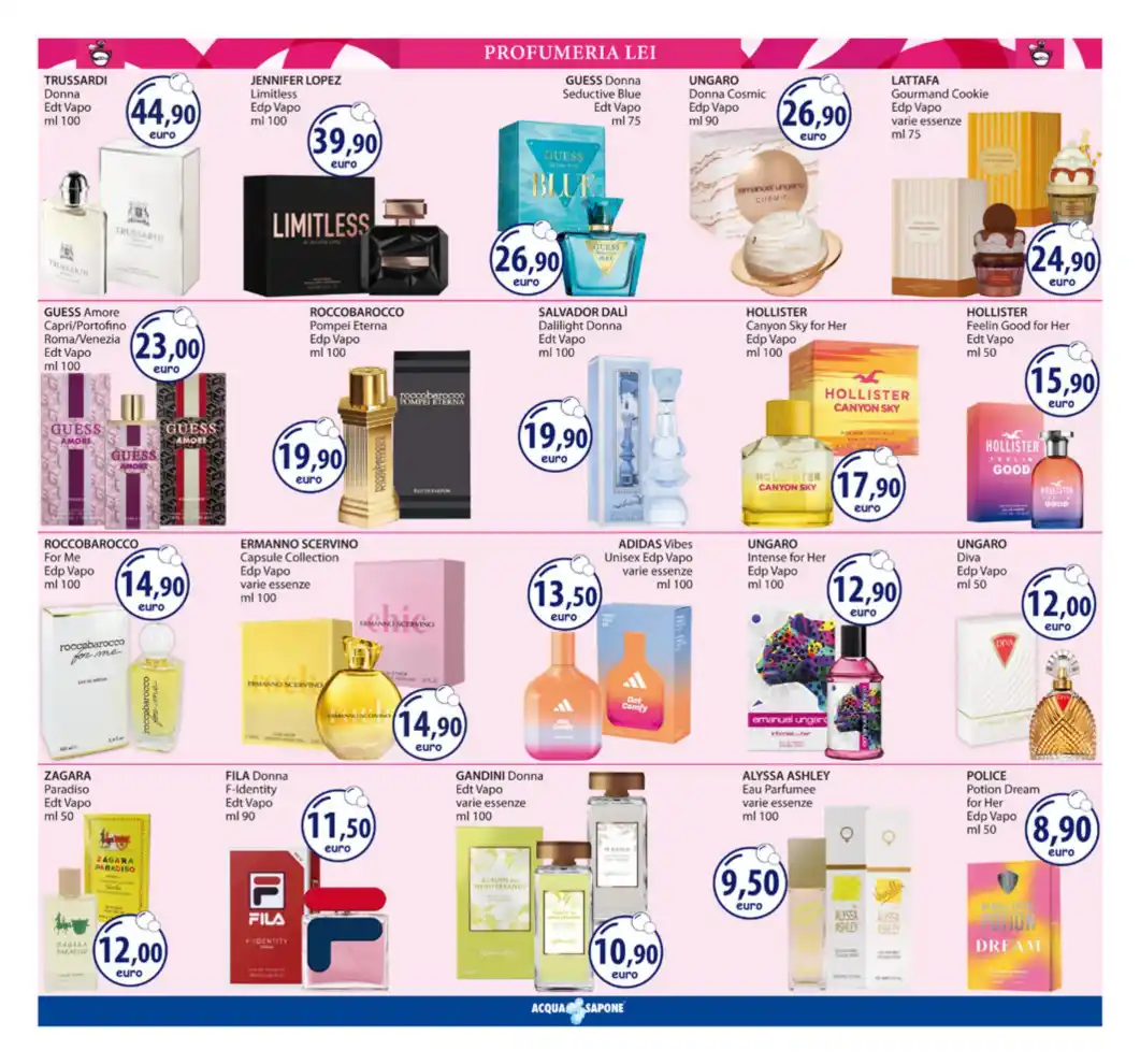 Volantino Acqua e Sapone Sicilia Ferragosto dal 10/8 fino al 23/8/2026