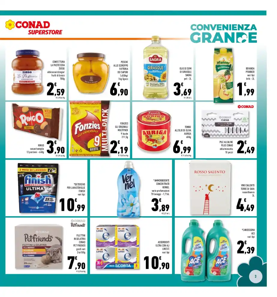 Volantino Conad Superstore Convenienza grande dal 12/8 fino al 23/8/2026