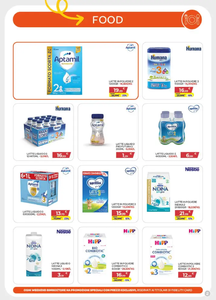 Volantino Bimbostore Coccole e relax dal 30/7 fino al 26/8/2026