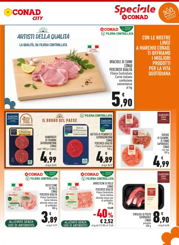 Volantino Conad City Speciale dal 13/8 fino al 26/8/2026