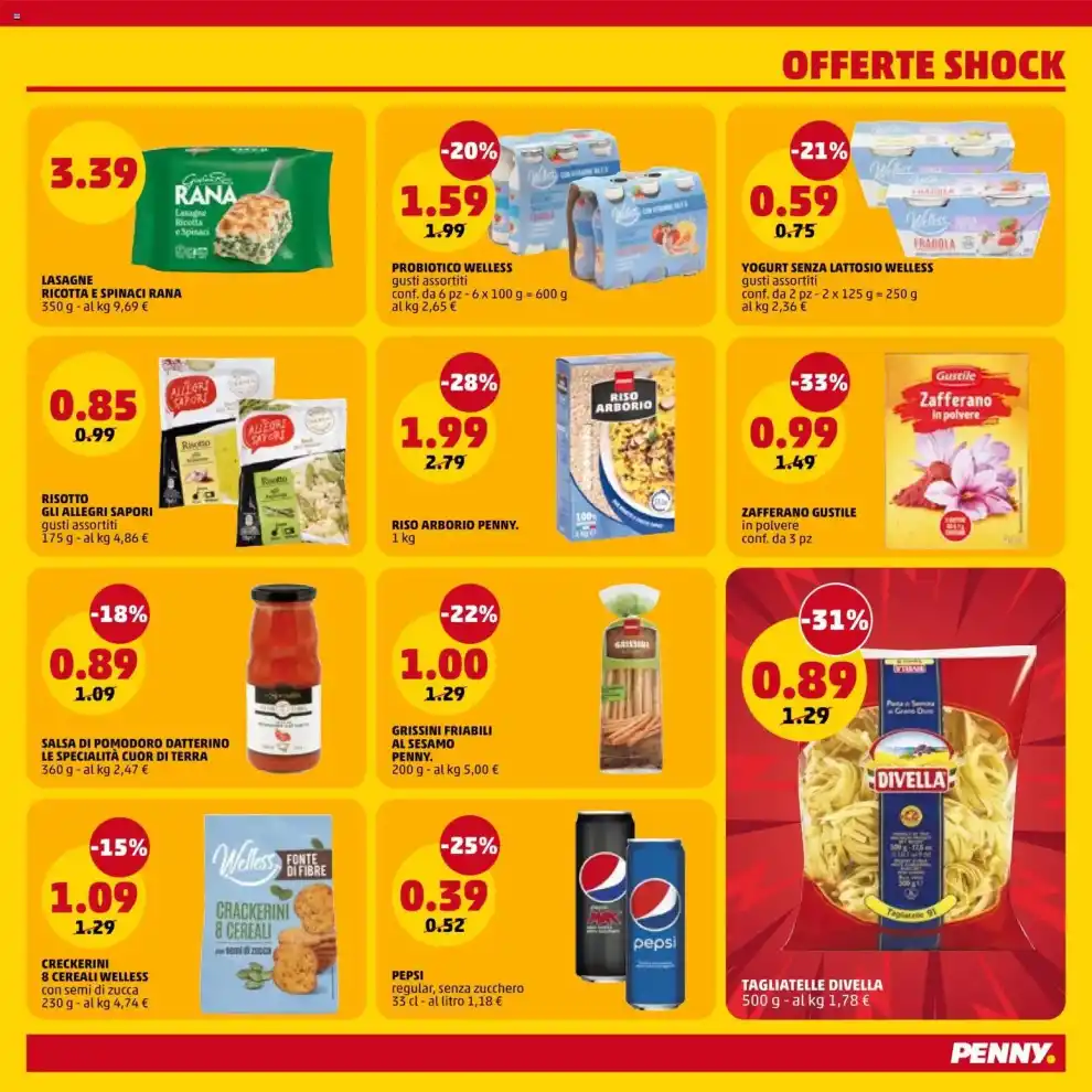 Volantino Penny Market Offerte Shock dal 20/8 fino al 26/8/2026