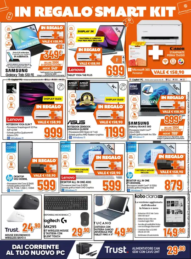 Volantino Expert Tech to School dal 20/8 fino al 2/9/2026