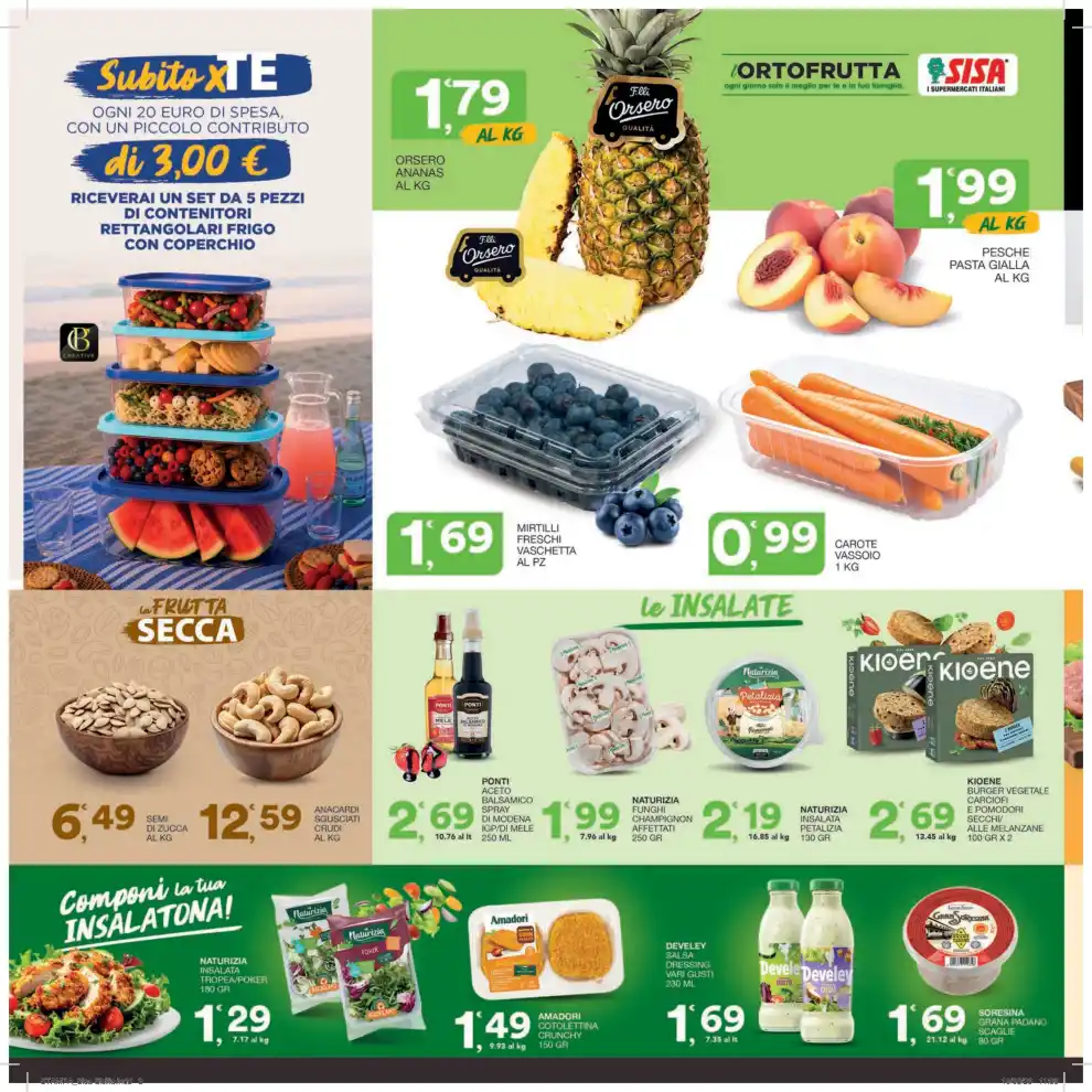 Volantino Sisa Buono Spesa dal 27/8 fino al 9/9/2026