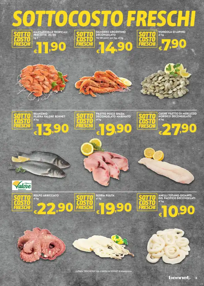 Volantino Bennet Sottocosto Freschi dal 27/8 fino al 9/9/2026