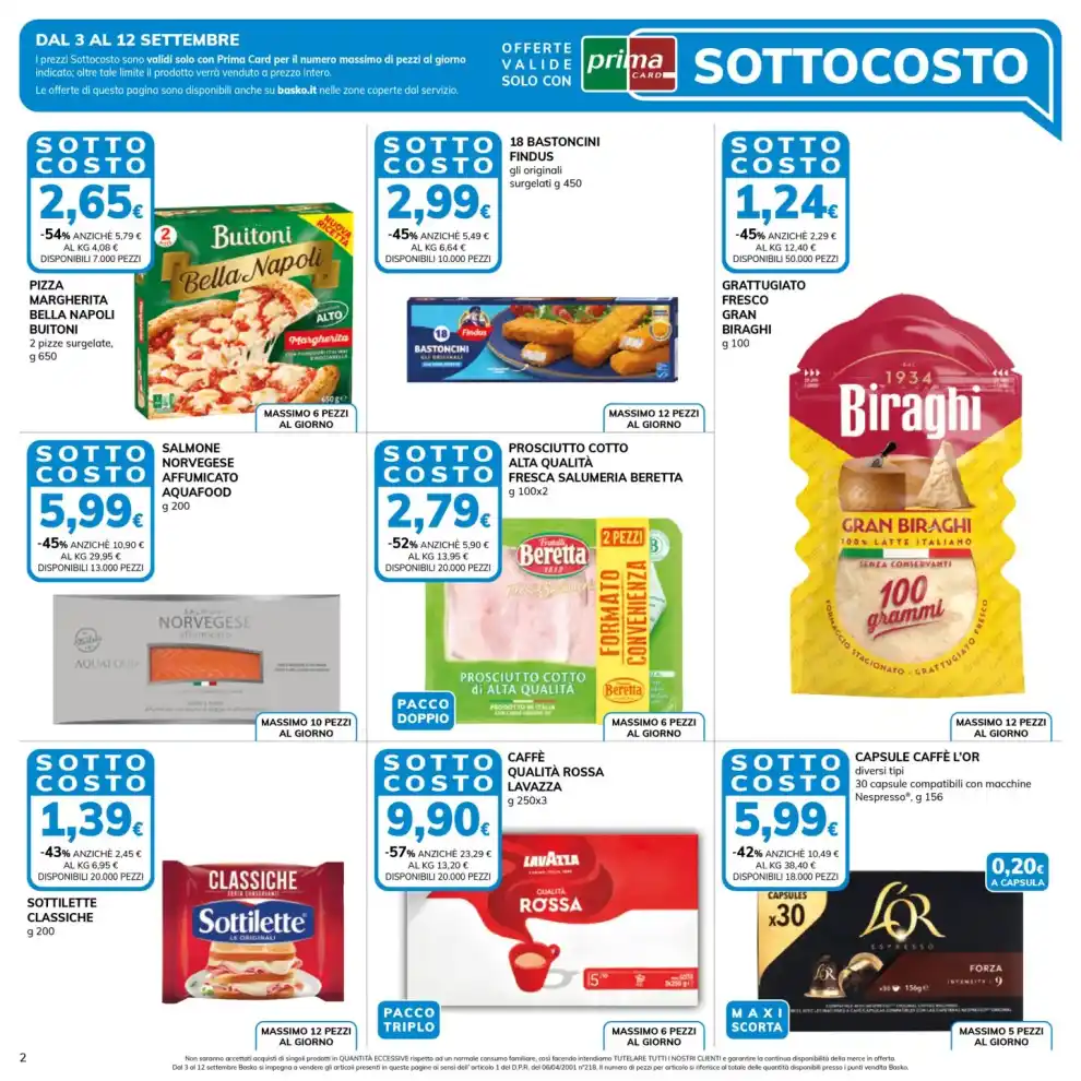 Volantino Basko Sottocosto dal 3/9 fino al 14/9/2026
