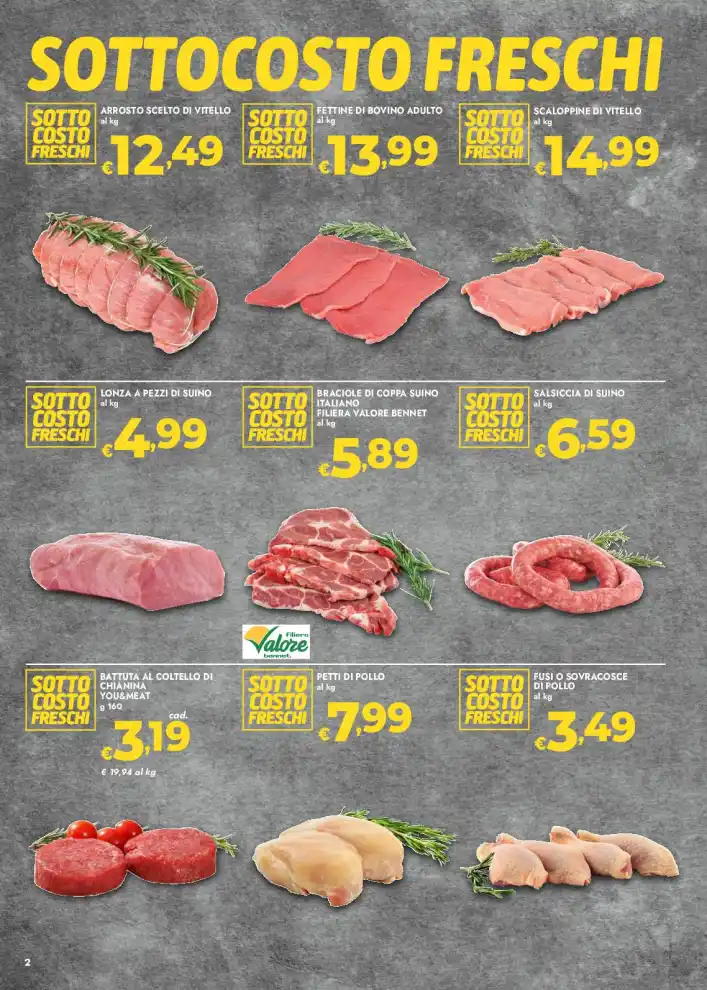 Volantino Bennet Sottocosto Freschi dal 27/8 fino al 9/9/2026