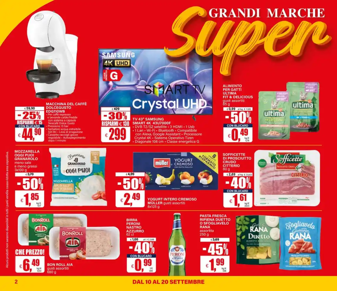 Volantino Il Gigante Grandi Marche dal 10/9 fino al 20/9/2026