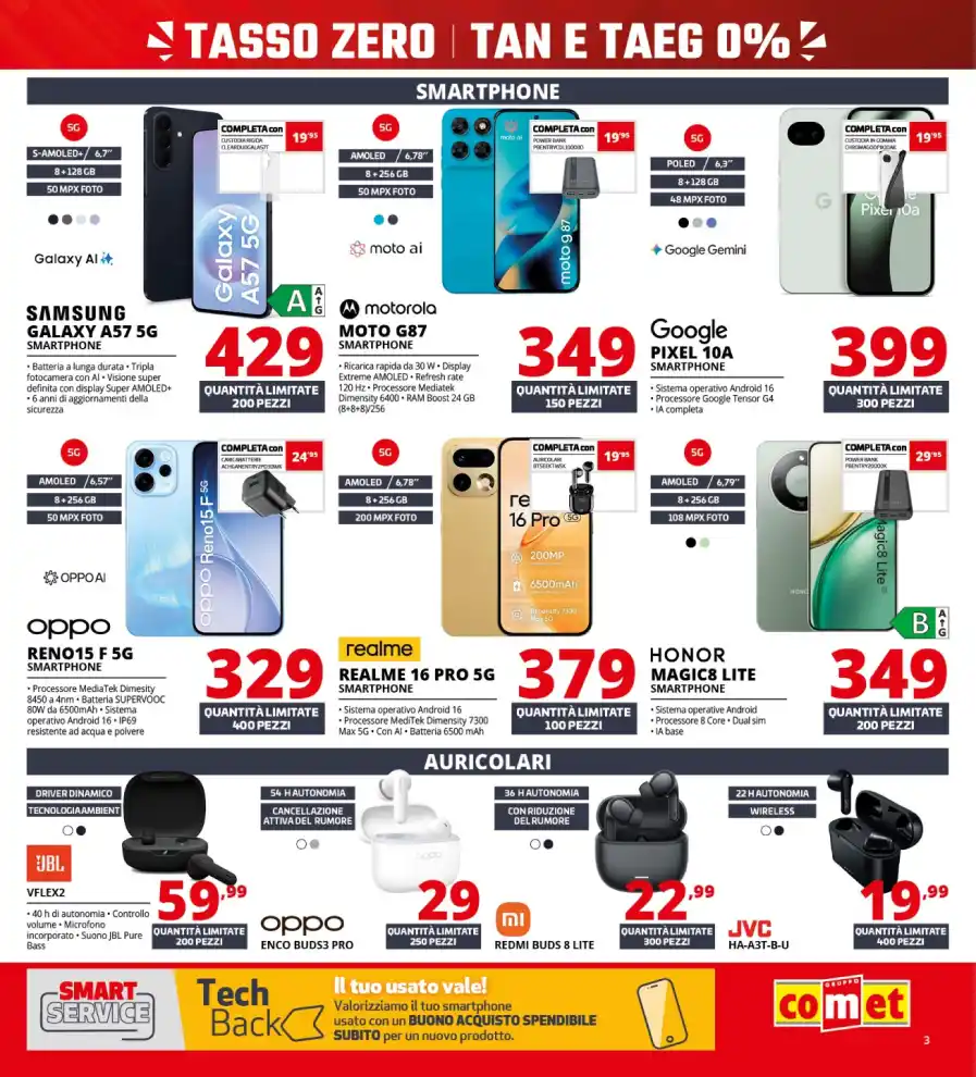Volantino Comet Back to School dal 10/9 fino al 23/9/2026