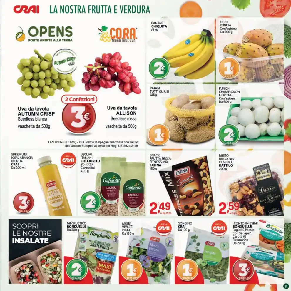 Volantino Crai Prezzi Tondi dal 17/9 fino al 27/9/2026