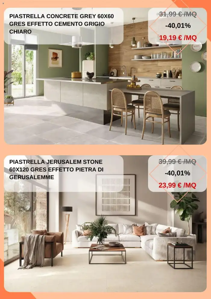 Volantino Iperceramica Doppi Sconti dal 1/9 fino al 30/9/2026