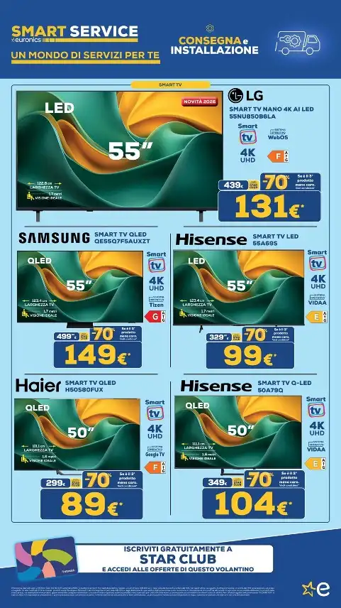 Volantino Euronics Tufano Non c’è due senza tre dal 10/9 fino al 23/9/2026