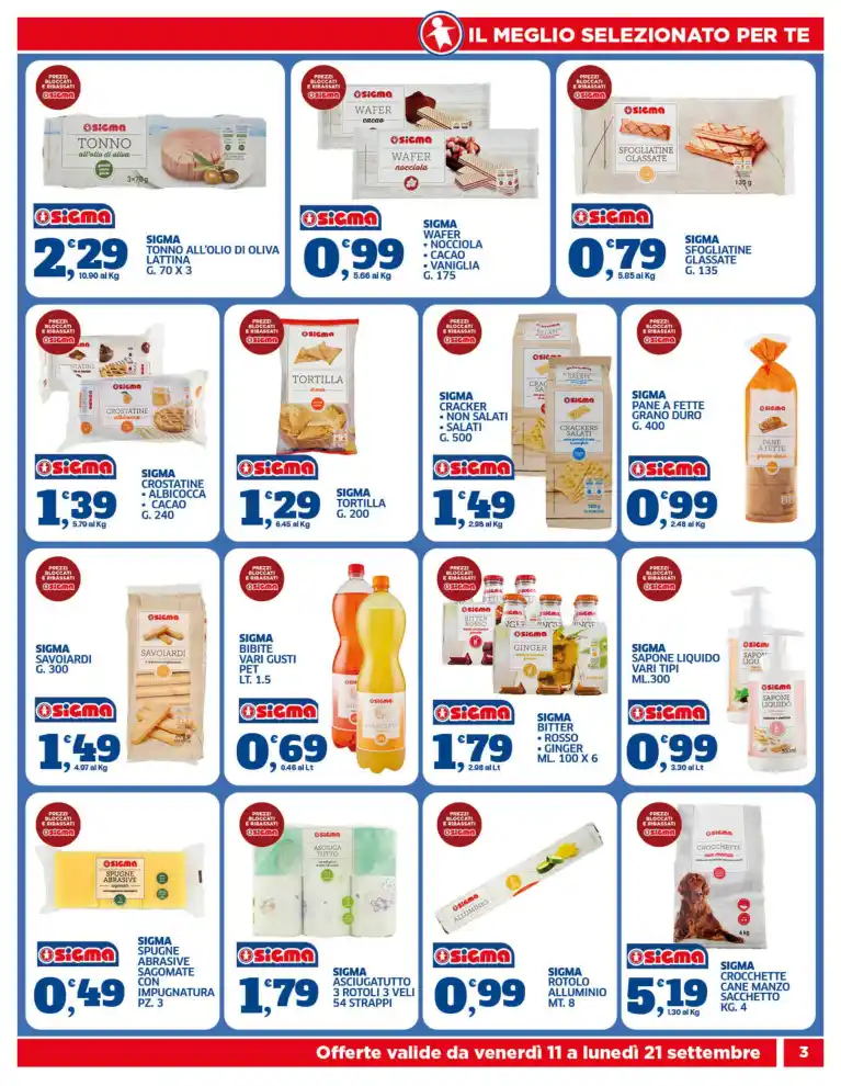 Volantino Sigma Extra Offerte dal 11/9 fino al 21/9/2026