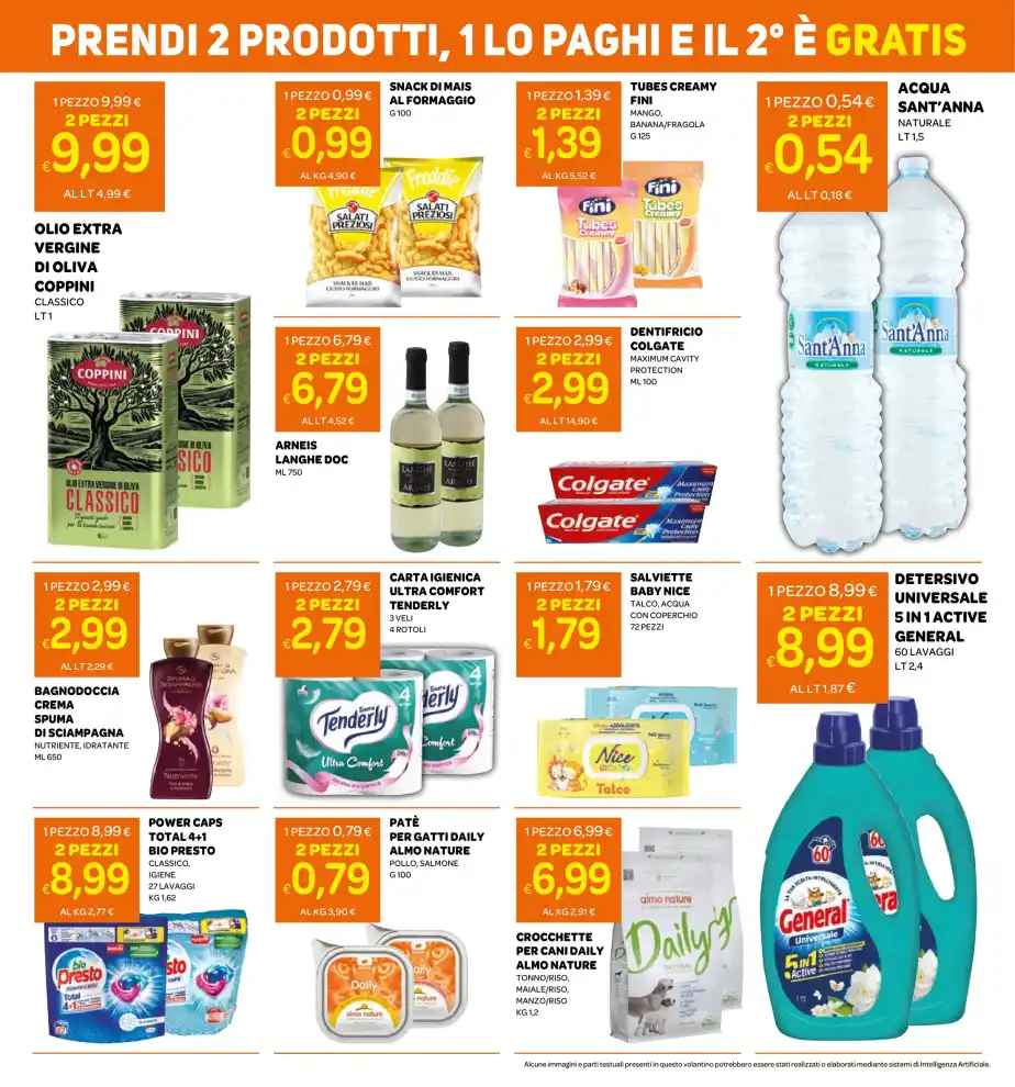 Volantino Ekom Toscana 1+1 Gratis dal 8/9 fino al 21/9/2026