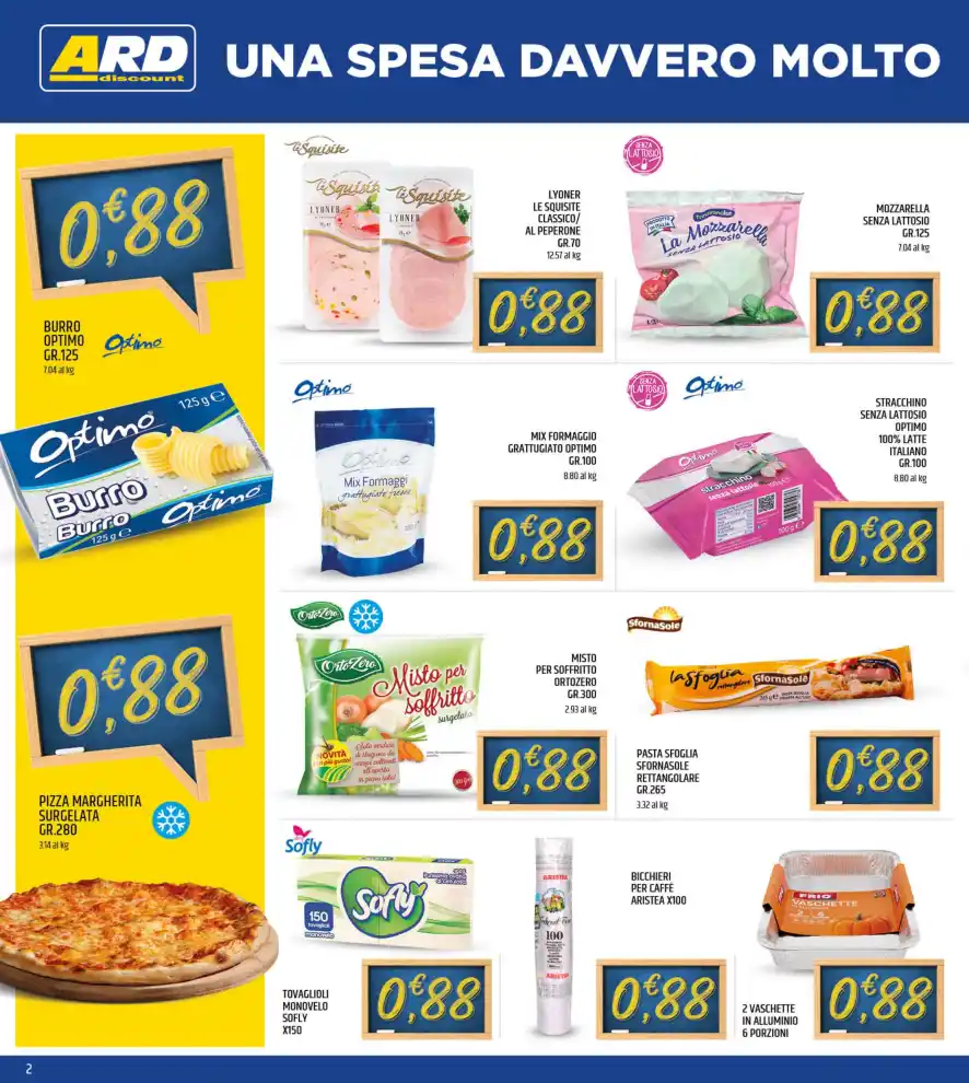 Volantino Ard Discount Weekend sottoprezzo dal 18/9 fino al 27/9/2026