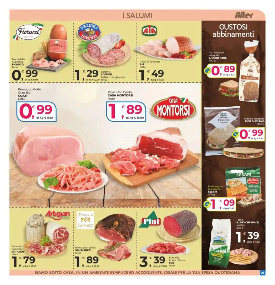 Volantino Alter Discount Taglio Prezzo dal 17/9 fino al 1/10/2026