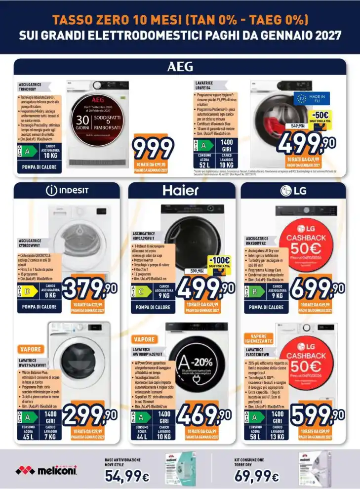 Volantino Unieuro Passione casa dal 18/9 fino al 4/10/2026