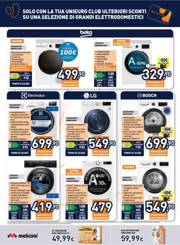 Volantino Unieuro Passione casa dal 18/9 fino al 4/10/2026