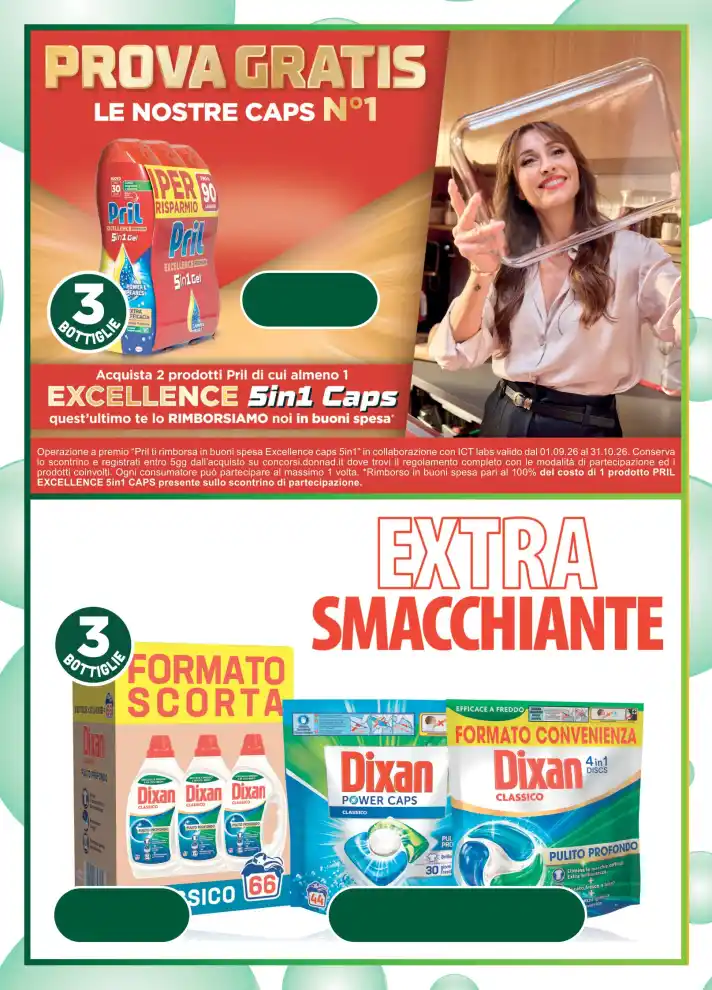 Volantino Acqua e Sapone Le offerte viste in TV dal 20/9 fino al 10/10/2026