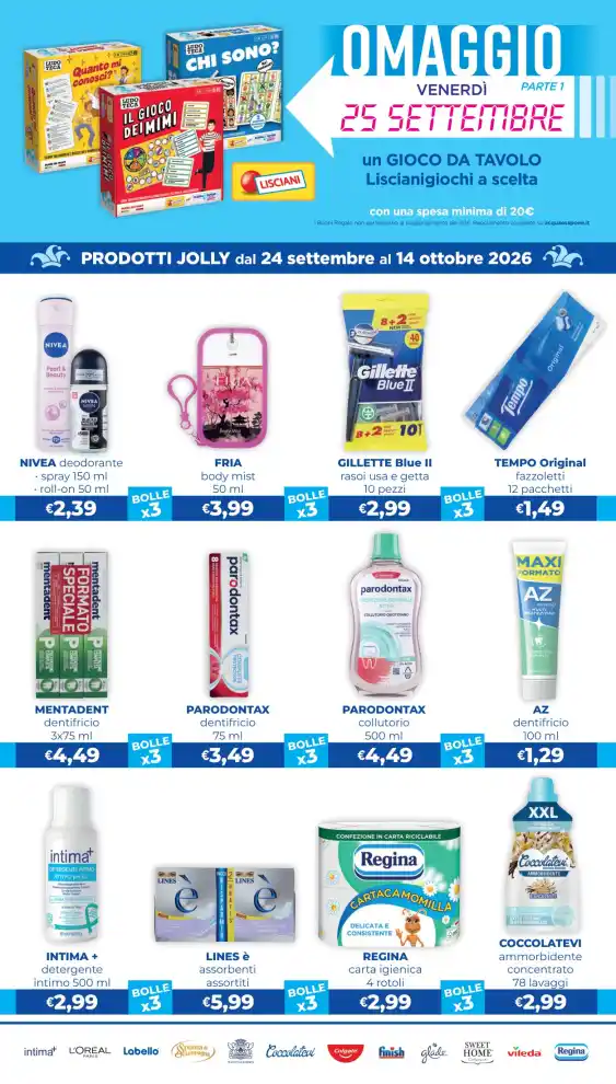 Volantino Acqua e Sapone Oltre la convenienza dal 24/9 fino al 14/10/2026