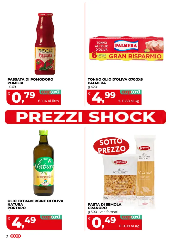 Volantino Coop Calabria Buono 5 Euro dal 21/9 fino al 30/9/2026