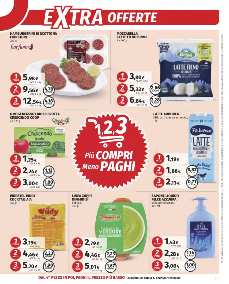 Volantino Ipercoop Extra Offerte dal 24/9 fino al 7/10/2026