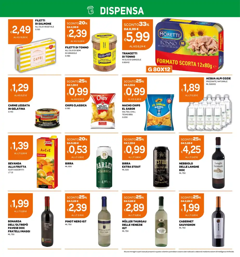 Volantino Ekom Toscana Speciale sapori dal mondo dal 22/9 fino al 5/10/2026