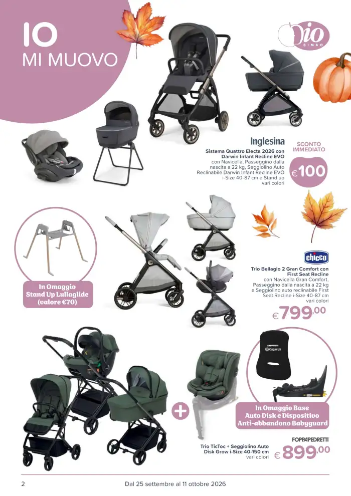 Volantino Io Bimbo Benvenuto Autunno dal 25/9 fino al 11/10/2026