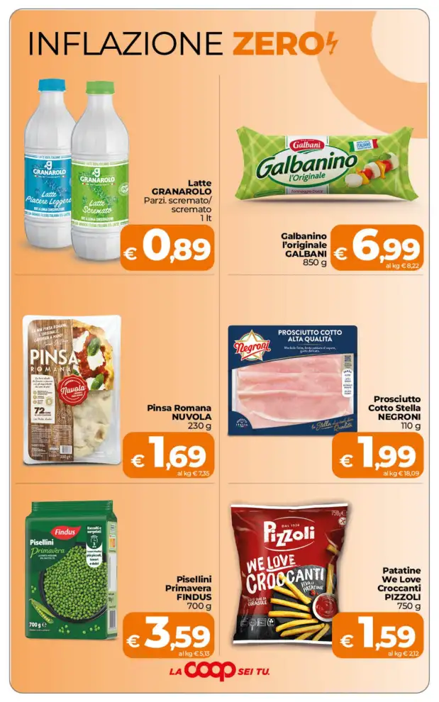 Volantino Ipercoop Calabria Inflazione Zero dal 22/9 fino al 1/10/2026