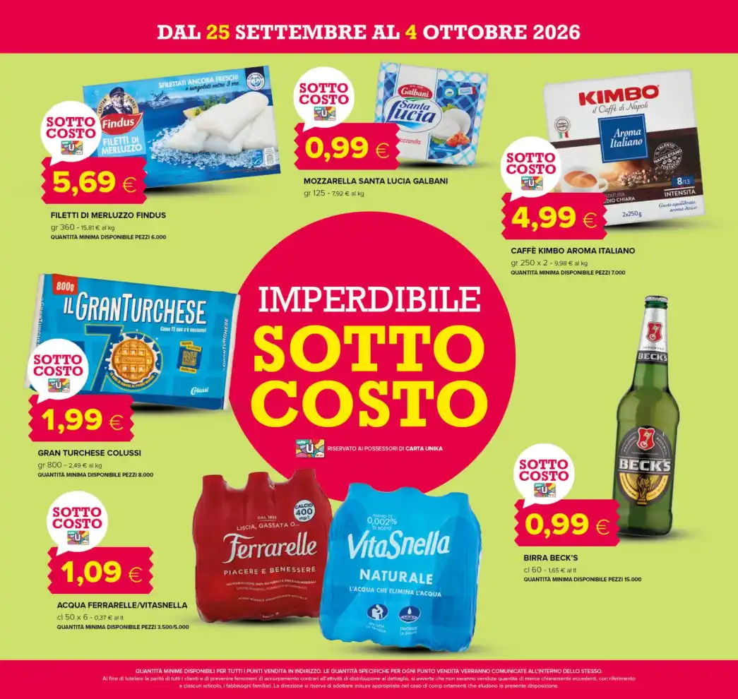 Volantino Tigre Sotto Costo dal 25/9 fino al 7/10/2026