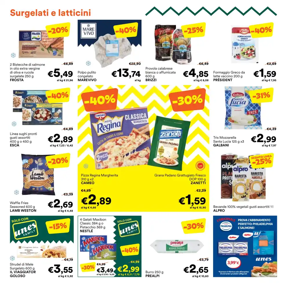 Volantino Unes Grandi occasioni dal 23/9 fino al 7/10/2026