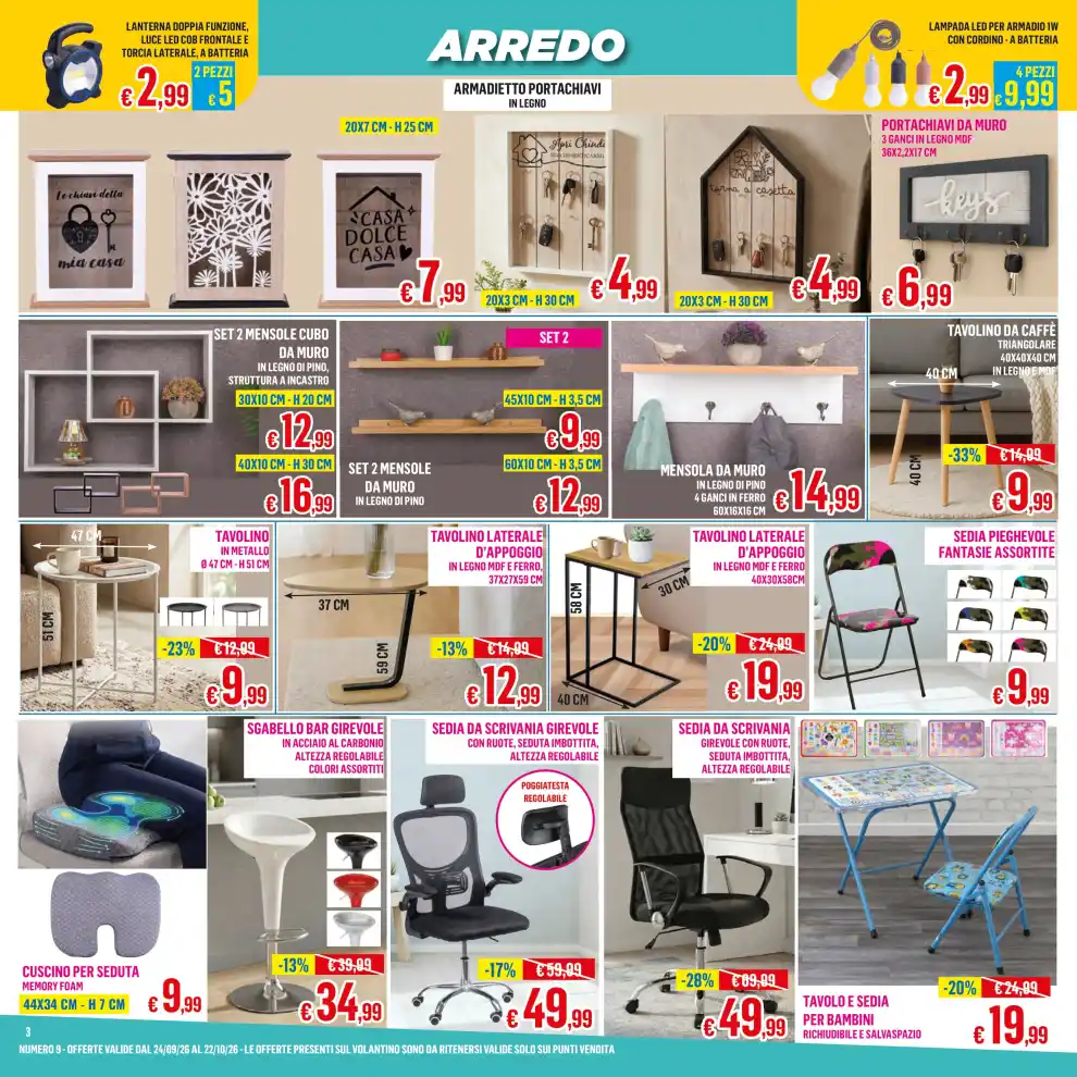 Volantino Satur Passione casa dal 24/9 fino al 22/10/2026