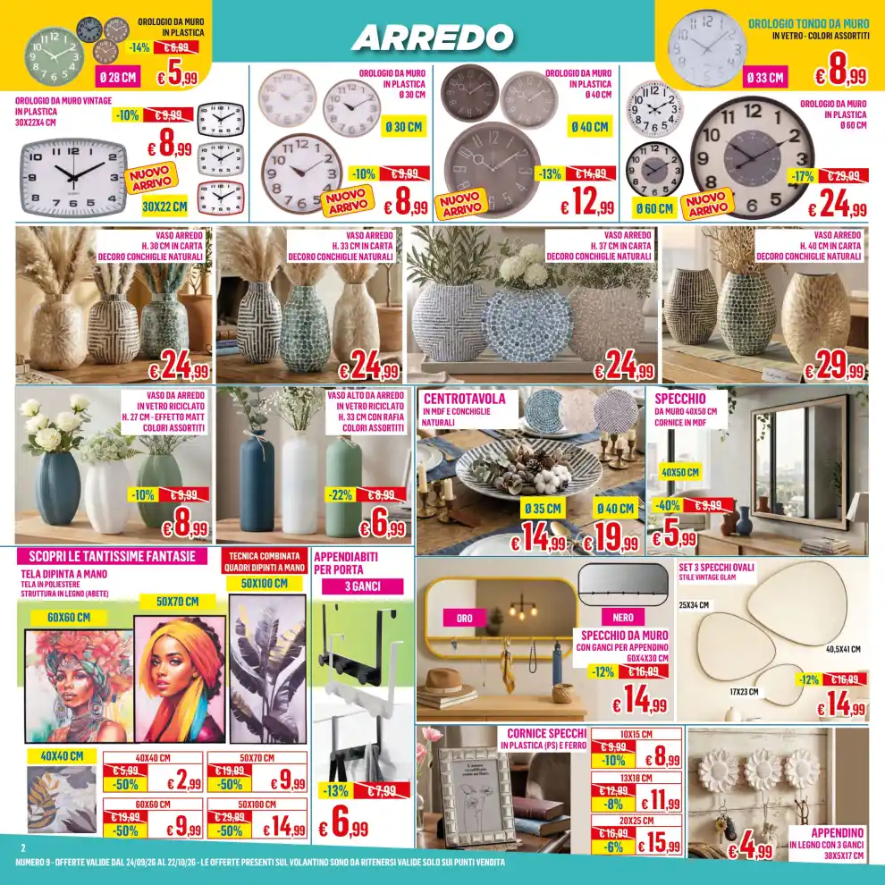 Volantino Satur Passione casa dal 24/9 fino al 22/10/2026