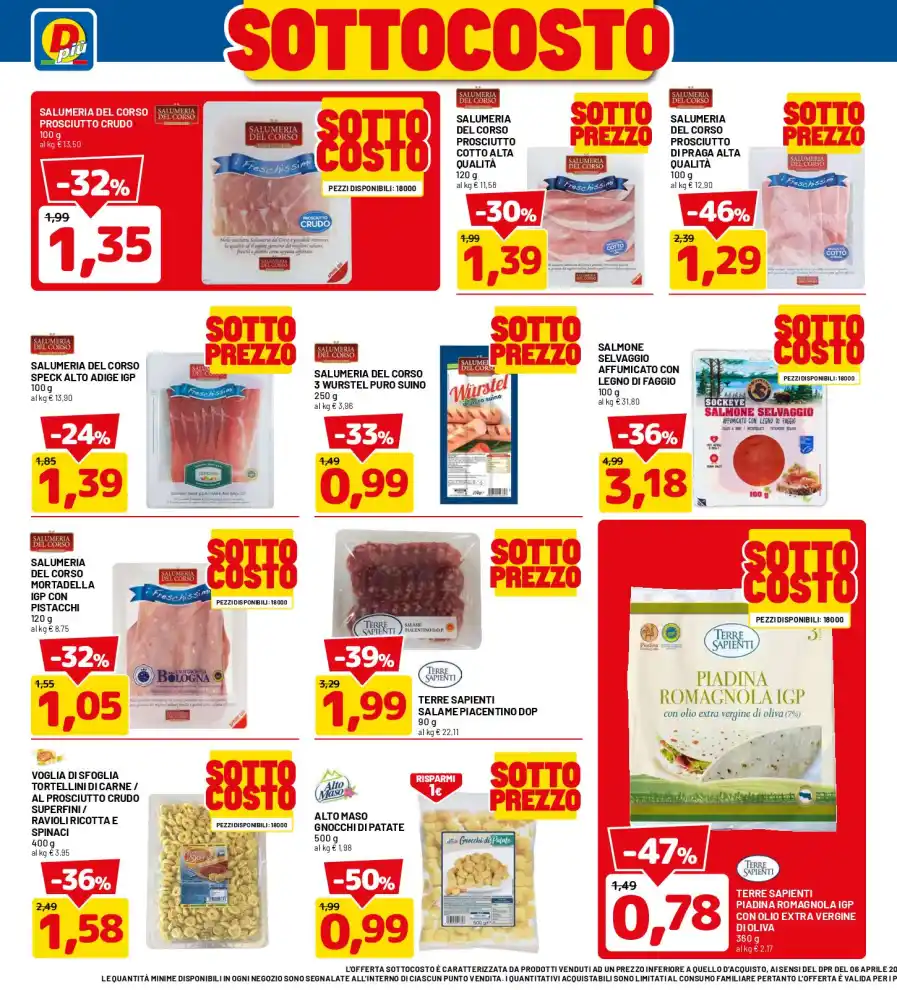 Volantino DPiù Sottocosto dal 1/10 fino al 10/10/2026