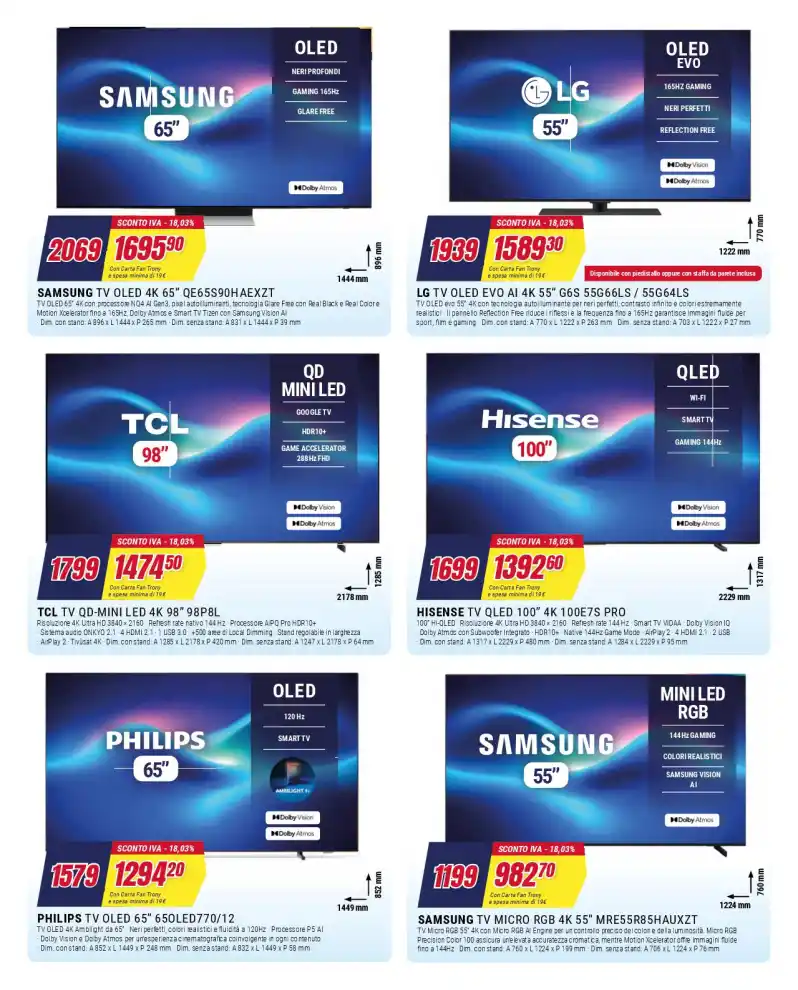 Volantino Trony Sconto IVA+ fino al 15/10 dal 1/10/2026