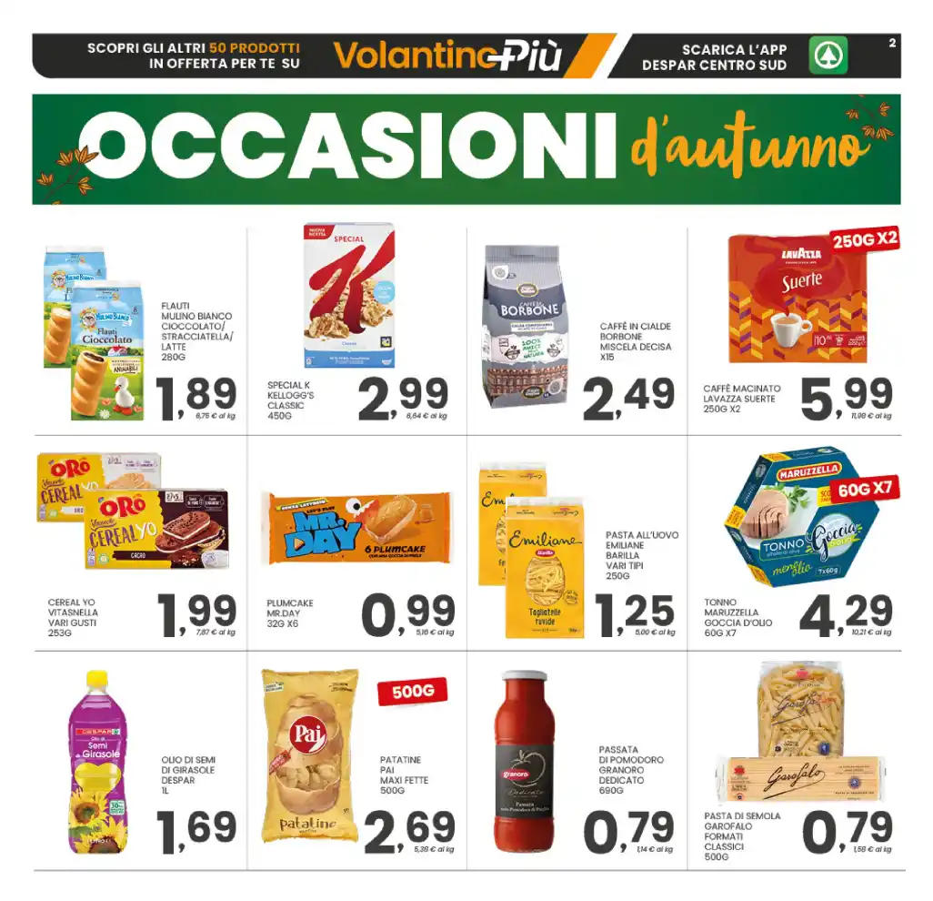 Volantino Despar Occasioni d’autunno dal 1/10 fino al 8/10/2026