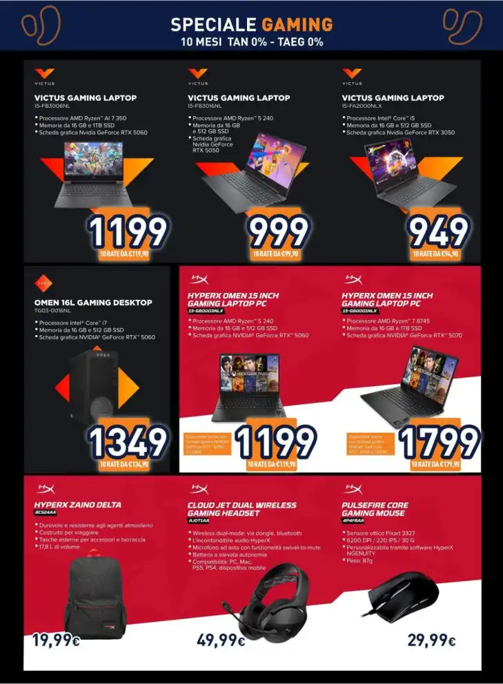 Volantino Unieuro Speciale Gaming dal 25/9 fino al 4/10/2026