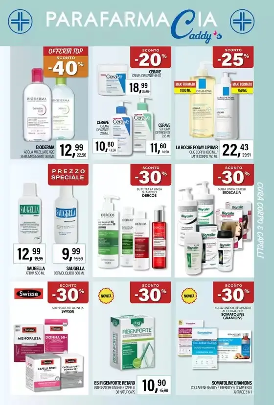 Volantino Caddy’s Salute e Benessere dal 1/10 fino al 4/11/2026