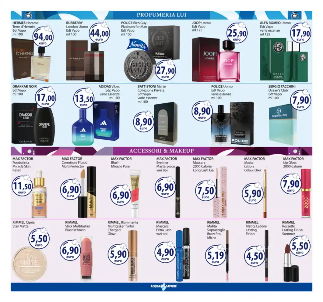 Volantino Acqua e Sapone Sicilia Accendi il tuo autunno dal 5/10 fino al 18/10/2026